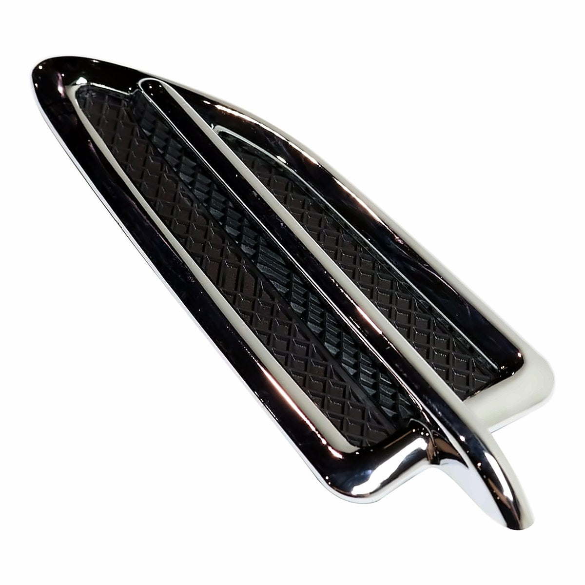2013-2014 Ford Escape Fender Insert Front Passenger Side Chrome/Black To 2/25/14 Production Date – Side View (FO1267100)