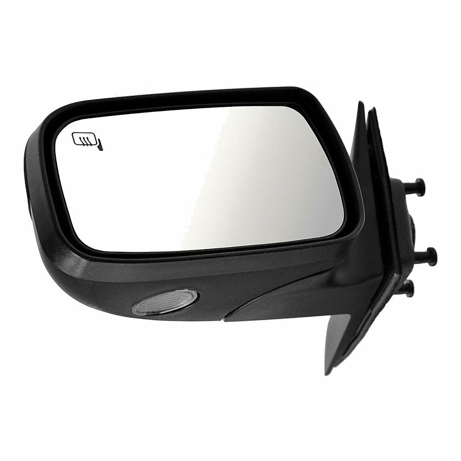 2008-2009 Ford Taurus Door Mirror Driver Side Power Heated Black Without Memory_FO1320311-2