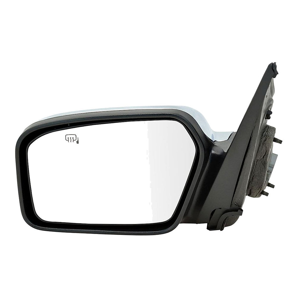2007-2010 Lincoln Mkz Door Mirror Driver Side Power Heated Chrome With Puddle Lamp Without Blind Spot – FO1320322