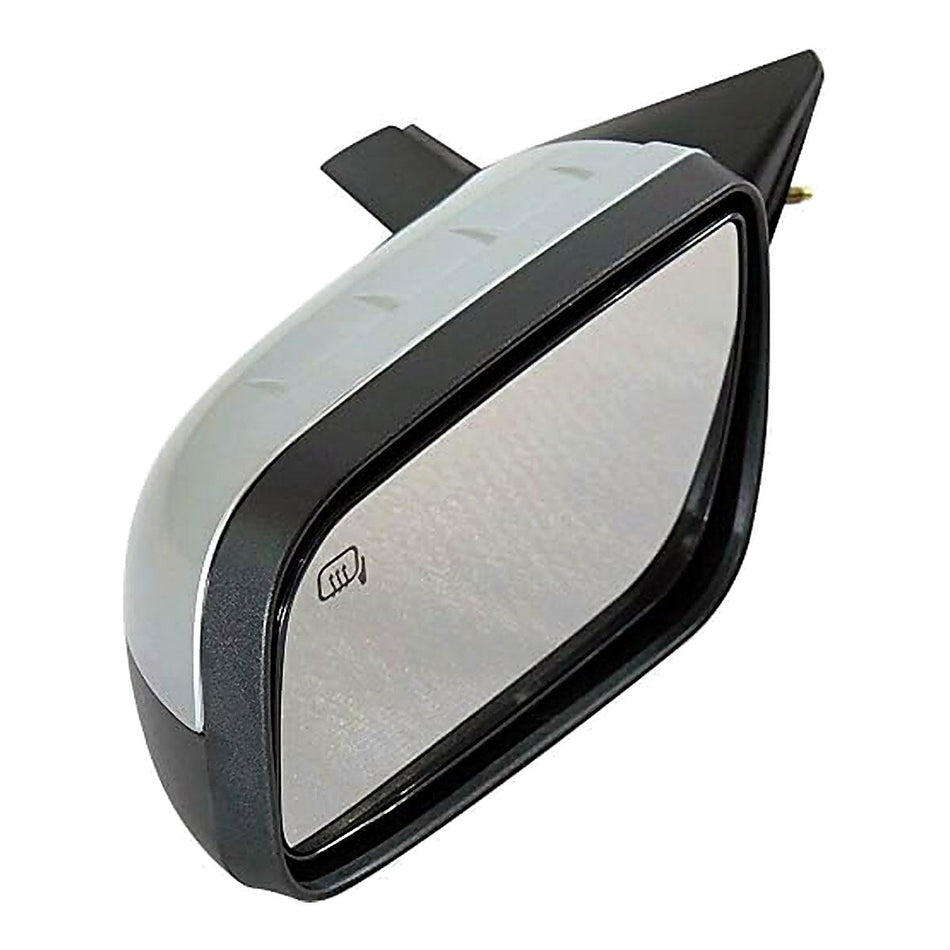 2008-2009 Ford Taurus Door Mirror Driver Side Power Heated Chrome Cover With Puddle Lamp With Memory_FO1320336-2