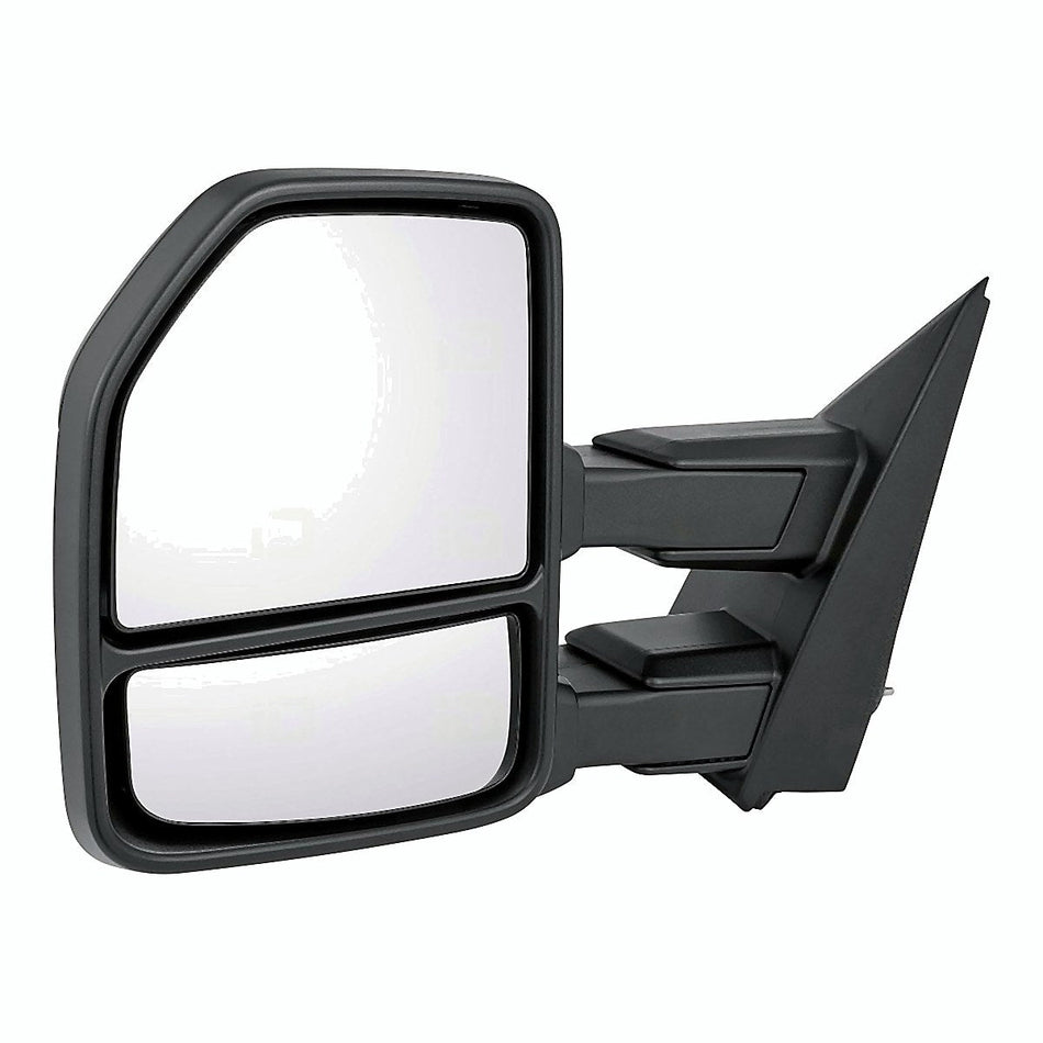 2015-2018 Ford F150 Door Mirror Driver Side Manual Towing Type Manual Extend Textured Cap_FO1320515