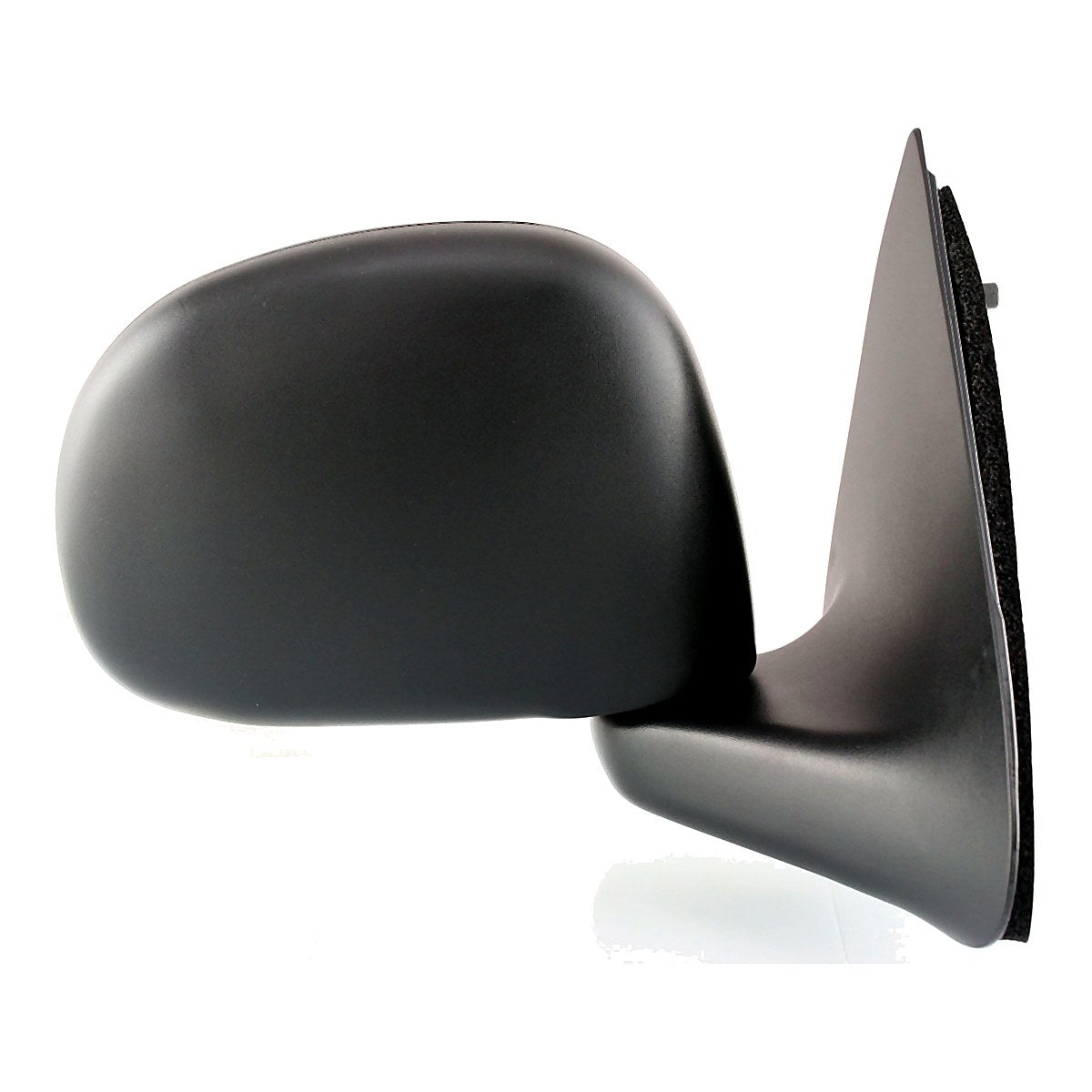 1997-2002 Ford F150 Door Mirror Passenger Side Manual Rectangular Style Black Textured To 2/11/02_FO1321132-4
