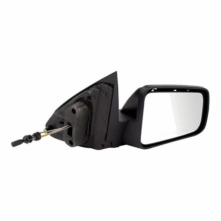 2008-2011 Ford Focus Door Mirror Passenger Side Manual Usa Built With Textured Cover With 4 Ridges Pattern On Top Of Cover_FO1321316-2