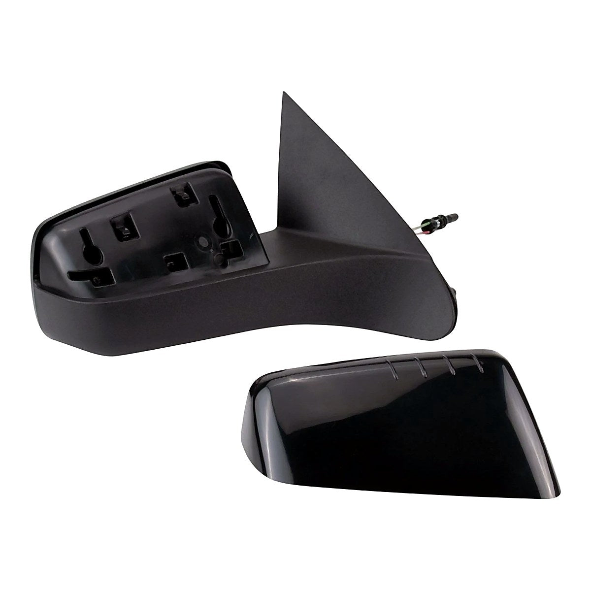2008-2011 Ford Focus Door Mirror Passenger Side Manual Usa Built With Textured Cover With 4 Ridges Pattern On Top Of Cover_FO1321316-3