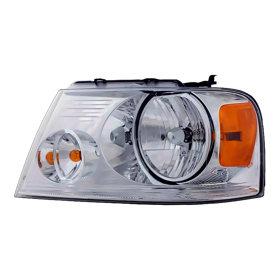 2006 Lincoln Mark LT Headlight Driver Side - side angle, Part FO2502201