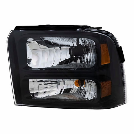 2005-2007 Ford F450 Headlight Driver Side Black Bezel With Harley-Davidson Pkg – Front View (FO2502224)