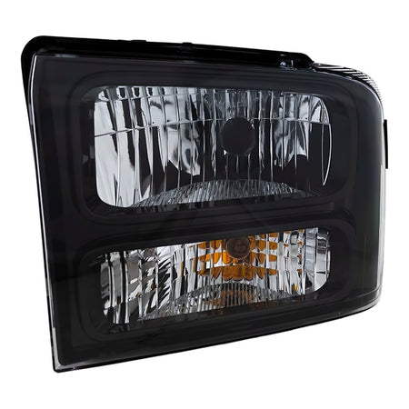 2005-2007 Ford F450 Headlight Driver Side Black Bezel With Harley-Davidson Pkg – Side View (FO2502224)