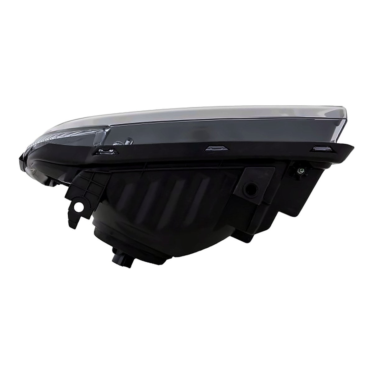 2005-2007 Ford F450 Headlight Driver Side Black Bezel With Harley-Davidson Pkg – Angle View (FO2502224)