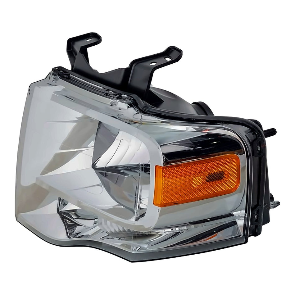 2007-2014 Ford Expedition Headlight Driver Side Chrome Bezel – Side View (FO2502226)