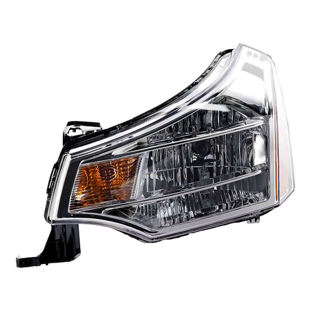 2008-2011 Ford Focus Headlight Driver Side (Bright Chrome Trim) Exclude 10-11 Ses Sdn Model – Detail View (FO2502244)