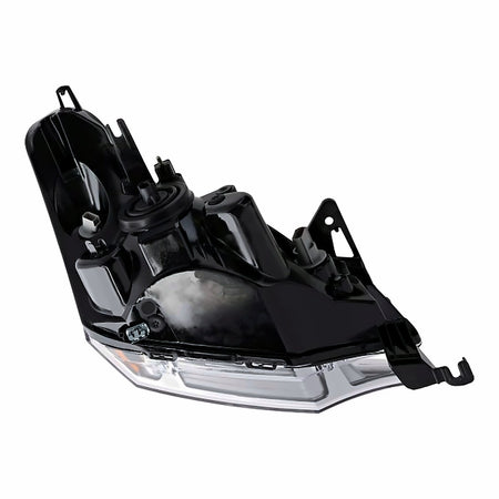 2008-2011 Ford Focus Headlight Driver Side (Bright Chrome Trim) Exclude 10-11 Ses Sdn Model – Close-Up View (FO2502244)