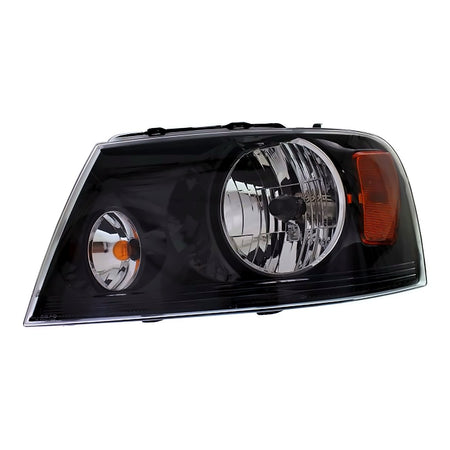 2006-2008 Ford F150 Headlight Driver Side With Black Bezel Harley Davidson Model – Front View (FO2502247)