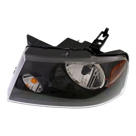 2006-2008 Ford F150 Headlight Driver Side With Black Bezel Harley Davidson Model – Detail View (FO2502247)