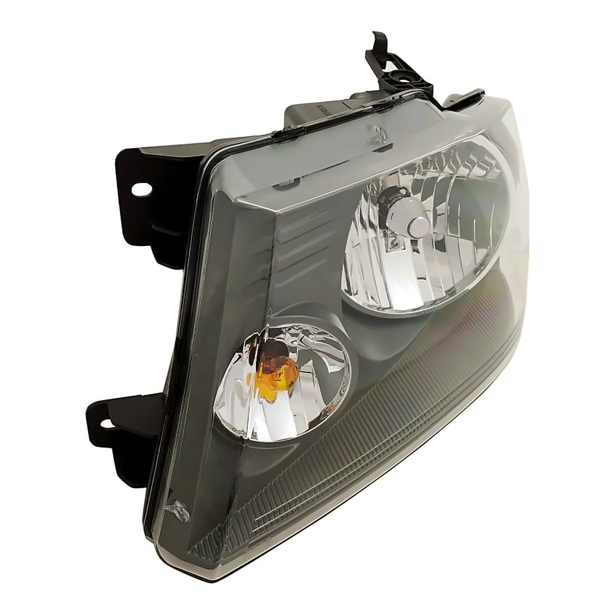 2007-2008 Ford F150 Headlight Driver Side With Medium Gray Background – Angle View (FO2502248)
