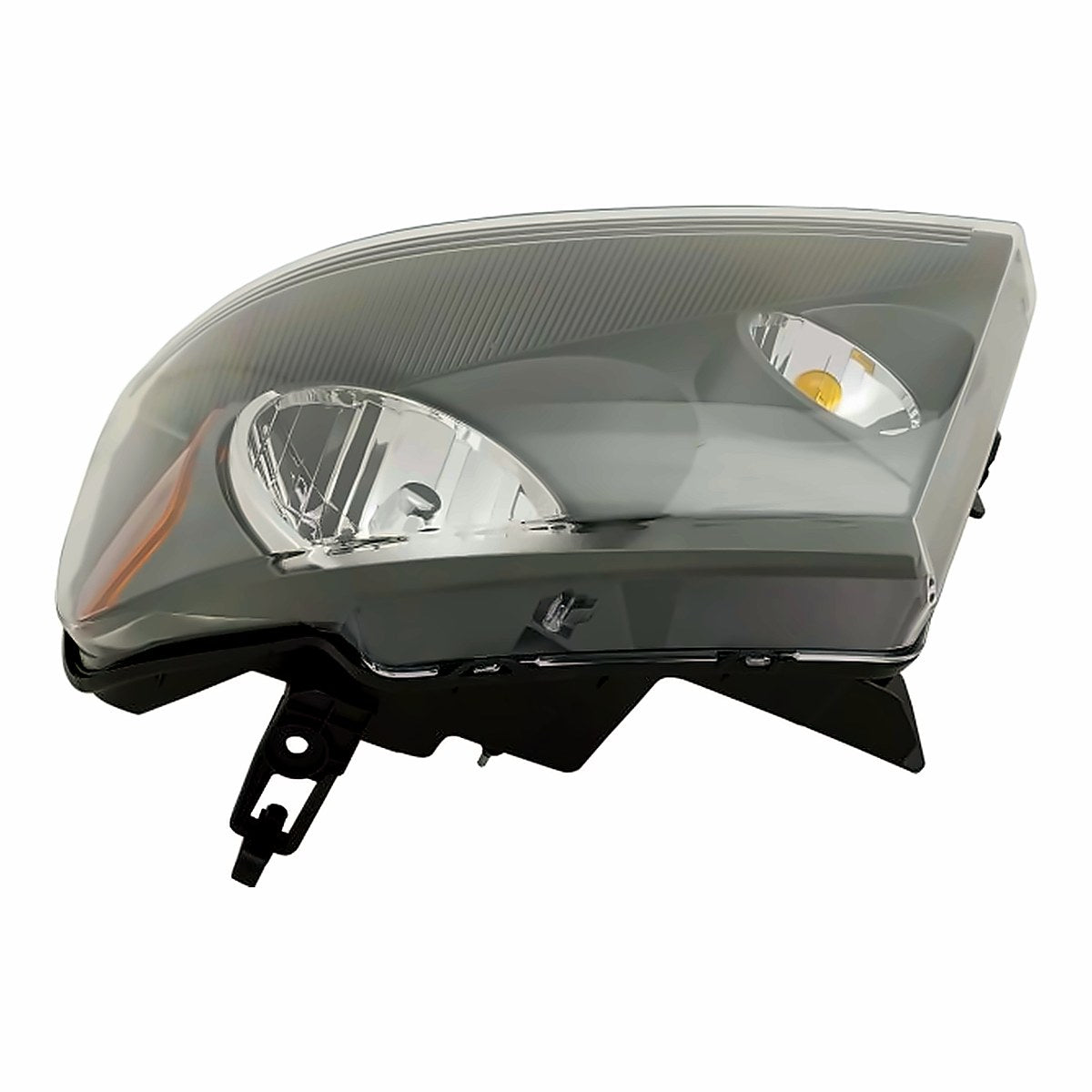 2007-2008 Ford F150 Headlight Driver Side With Medium Gray Background – Close-Up View (FO2502248)