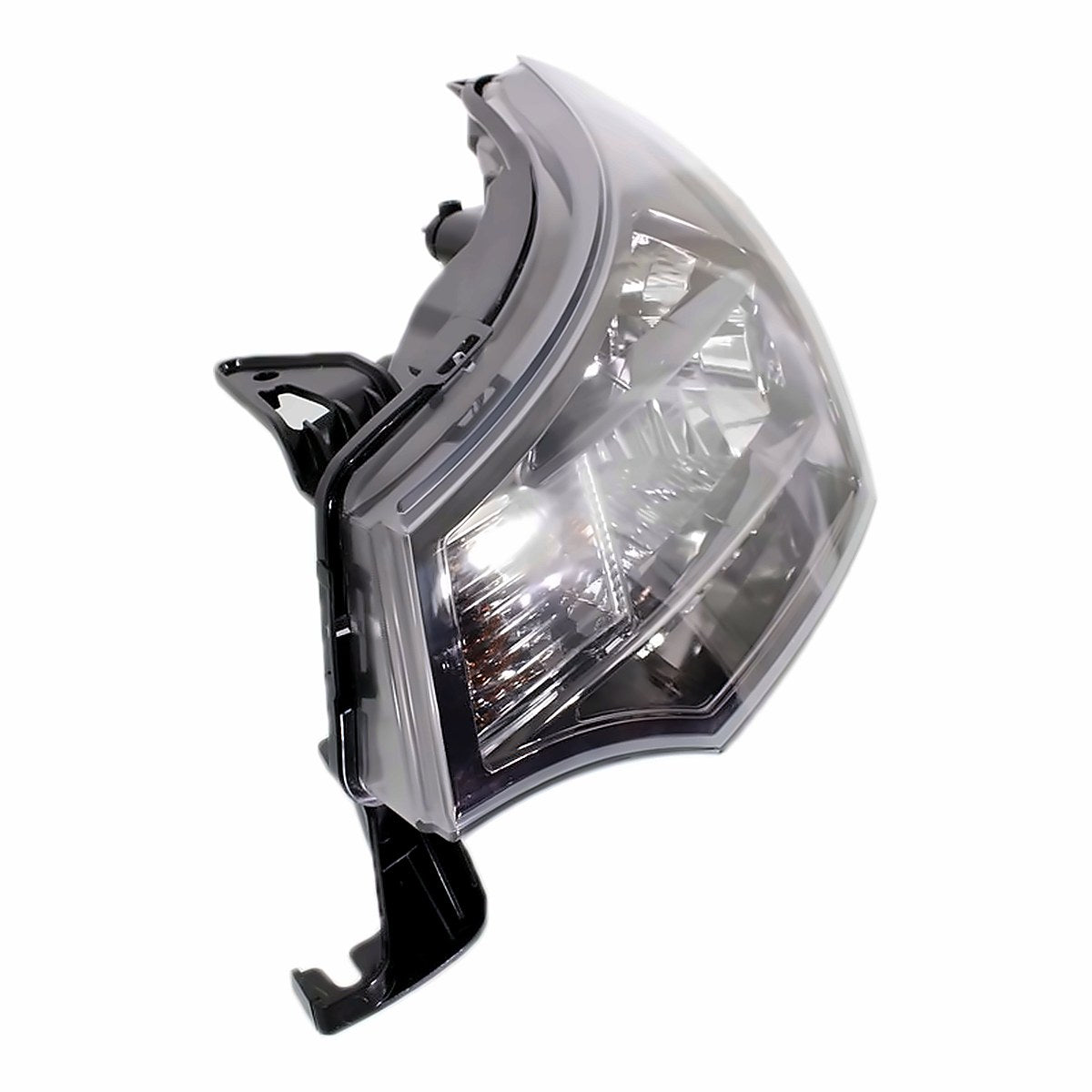 2009-2011 Ford Focus Headlight Driver Side Black/Chrome Trim Cpe 09-10/Sdn Ses 10-11 – Detail View (FO2502269)