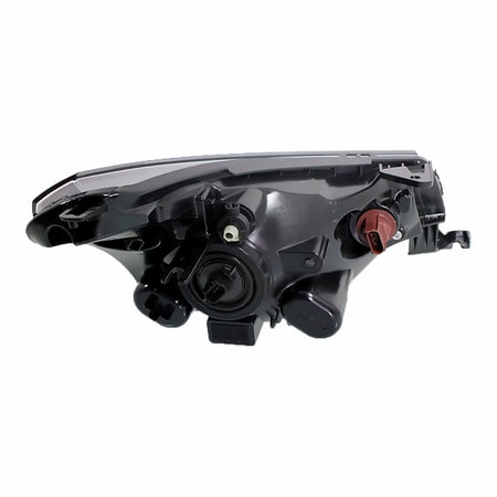 2009-2011 Ford Focus Headlight Driver Side Black/Chrome Trim Cpe 09-10/Sdn Ses 10-11 – Close-Up View (FO2502269)