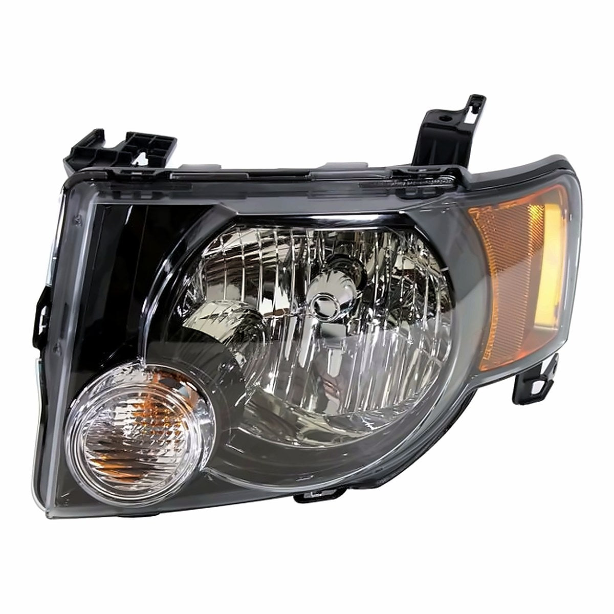 2009-2012 Ford Escape Headlight Driver Side With Appearance Pkg With Dark Bezel – Front View (FO2502278)