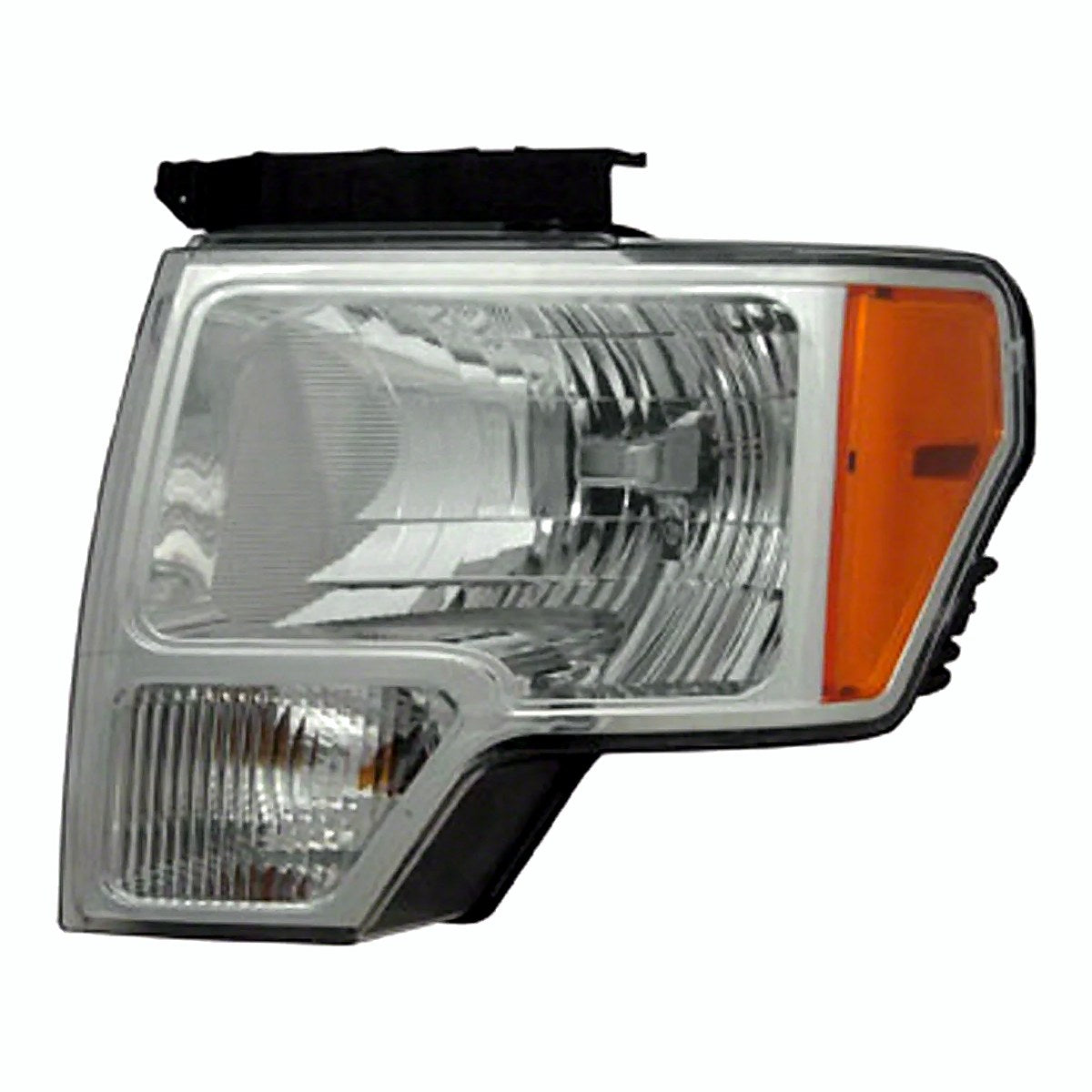 2009-2014 Ford F150 Headlight Driver Side Except Harley Davidson Svt With Chrome Trim – FO2502287