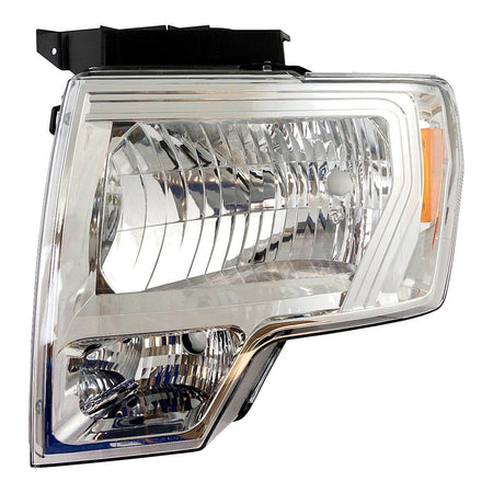 2009-2014 Ford F150 Headlight Driver Side Except Harley Davidson Svt With Chrome Trim – FO2502287-2