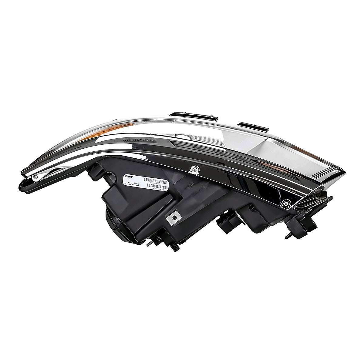 2011-2014 Ford Edge Headlight Driver Side Halogen Without Sport Without Logo Chrome Bezel – Angle View (FO2502291)