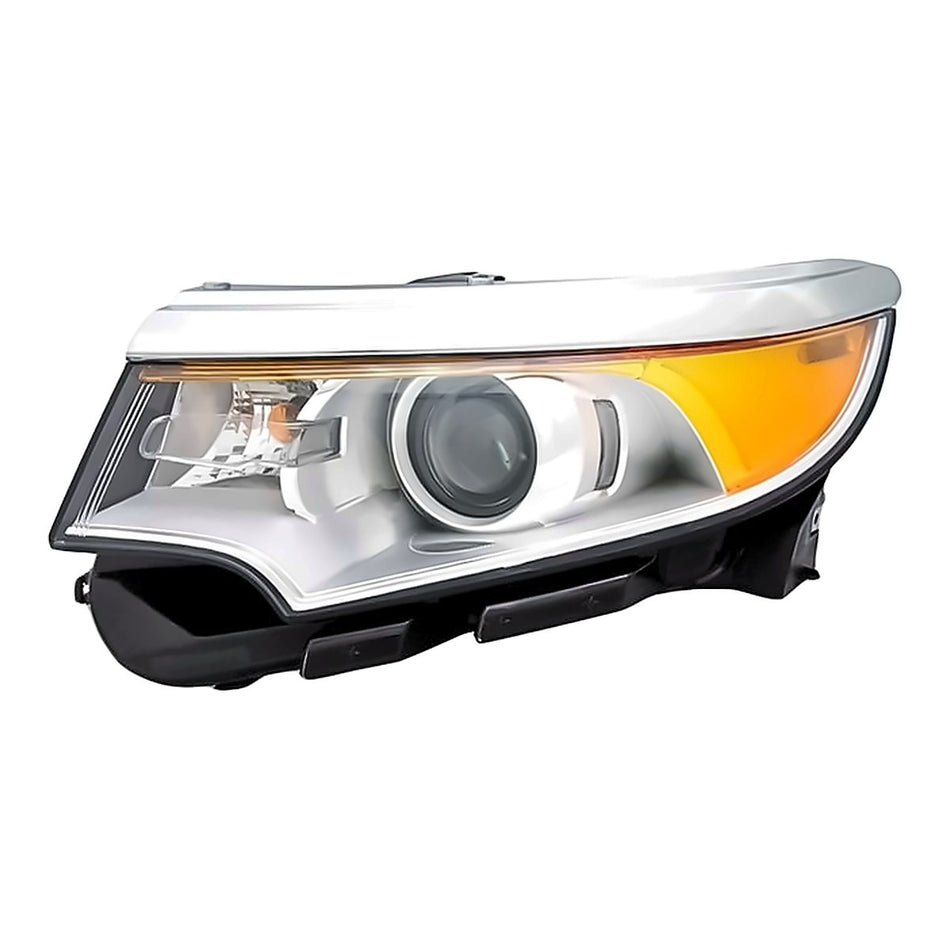 2011-2014 Ford Edge Headlight Driver Side Halogen Sport/Sel Mdl – Front View (FO2502292)