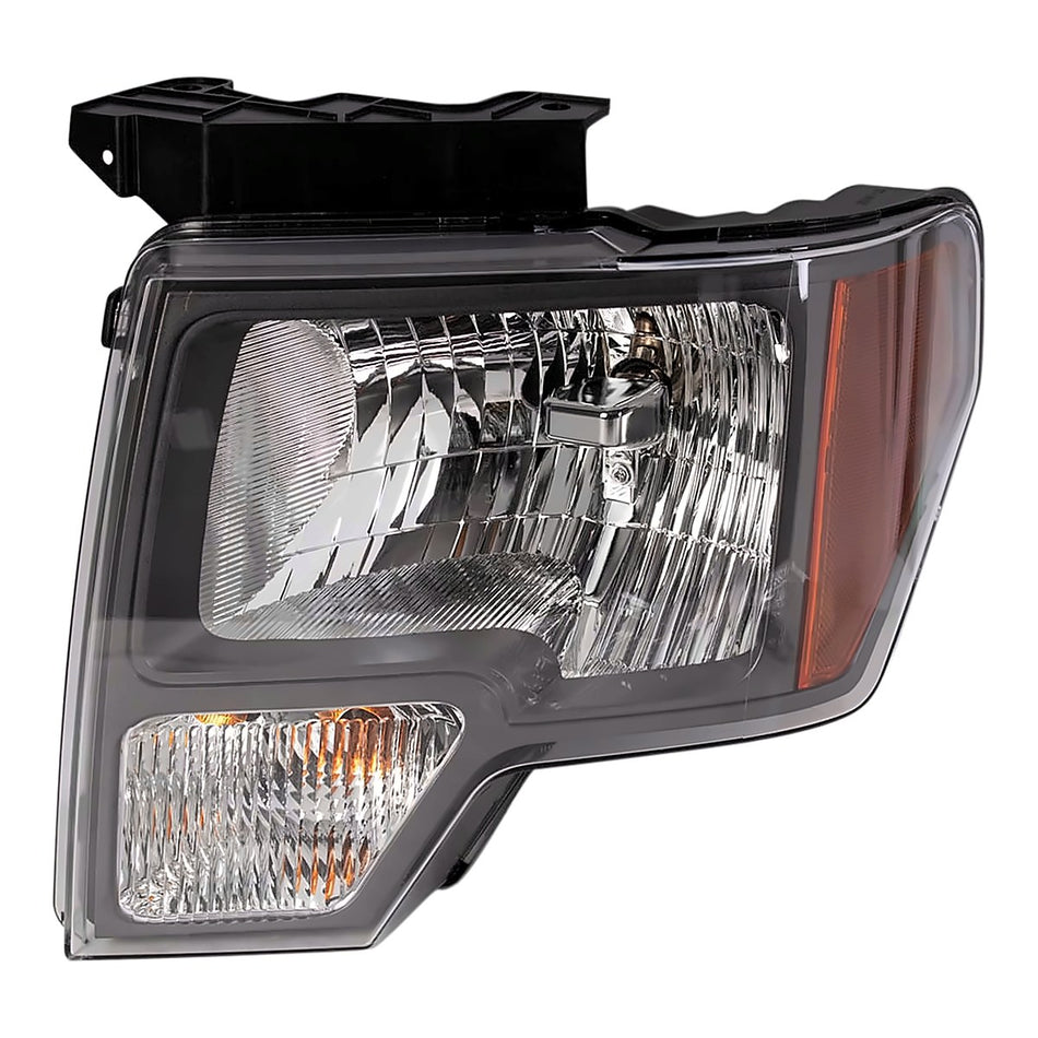 2010 Ford F150 Headlight Driver Side Fx2 Model Sterling Gray Trim – Front View (FO2502297)