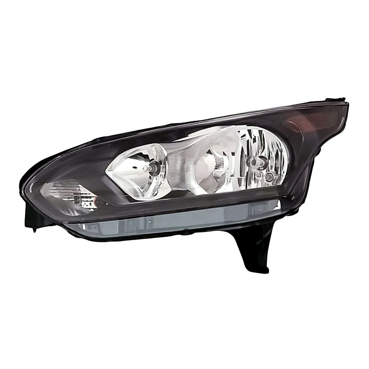 2014-2018 Ford Transit_Connect Headlight Driver Side Halogen Black Bezel Van/Wgn Xl Model Without Adaptive Lamps – FO2502327