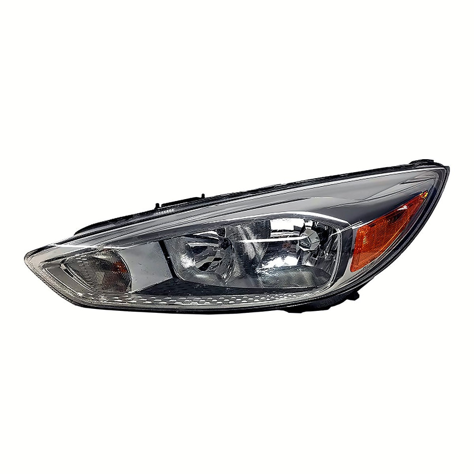 2015-2018 Ford Focus Headlight Driver Side Aluminum Bezel Without Drl Without Led Sdn/Hb – Front View (FO2502339)