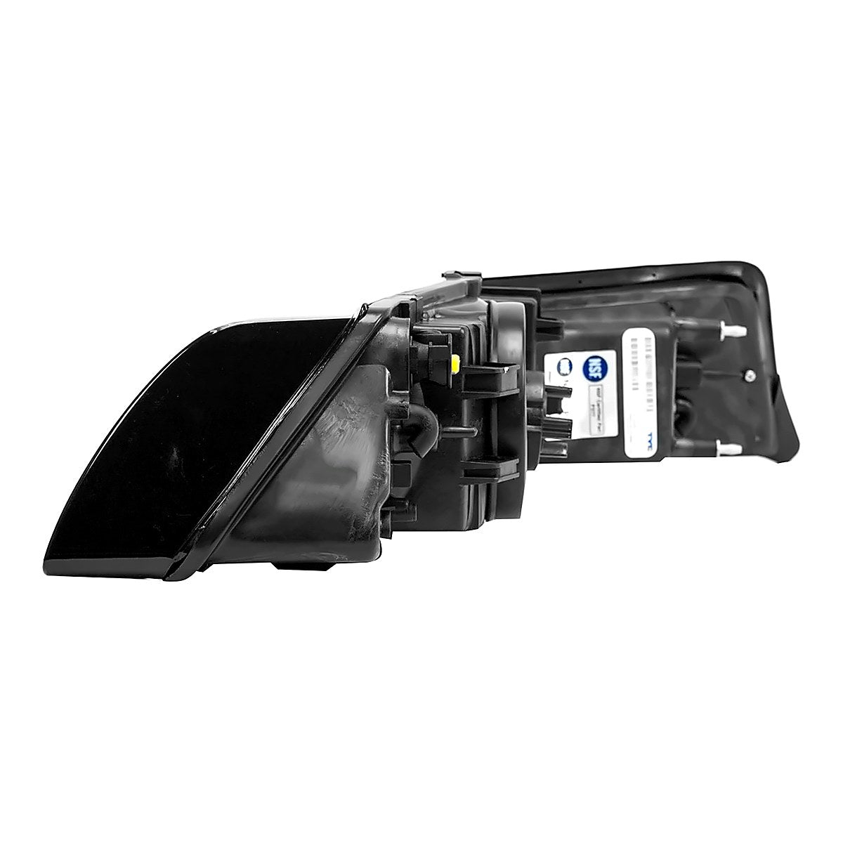 2001-2004 Ford Mustang Headlight Passenger Side Black Bezel – Angle View (FO2503177)