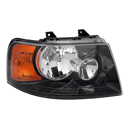 2003-2006 Ford Expedition Headlight Passenger Side Black Bezelwithoutff Road Pkg – Front View (FO2503198)