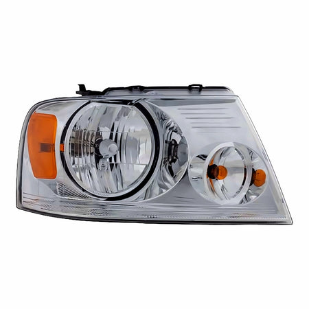 2004-2008 Ford F150 Headlight Passenger Side With Chrome Trim – Front View (FO2503201)