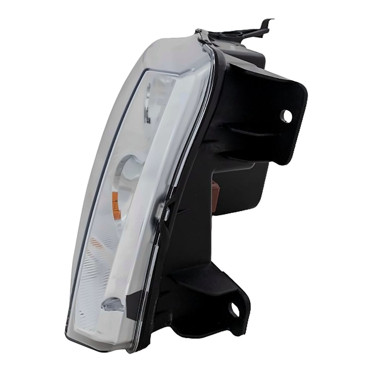 2004-2008 Ford F150 Headlight Passenger Side With Chrome Trim – Detail View (FO2503201)
