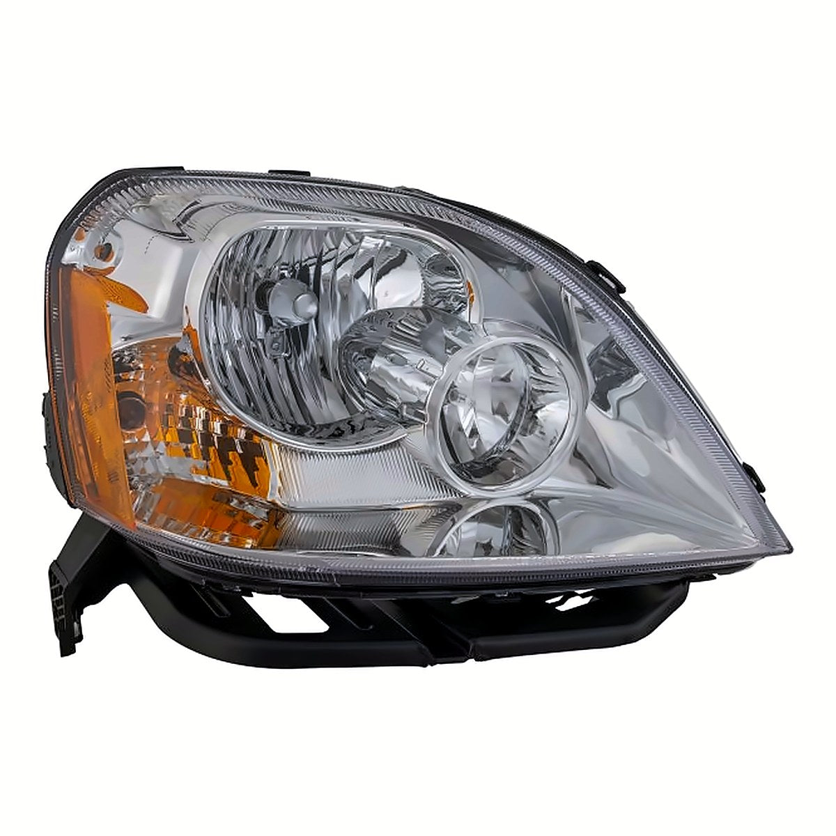2005-2007 Ford 500 Headlight Passenger Side Without Signal Lamp Socket – Front View (FO2503221)