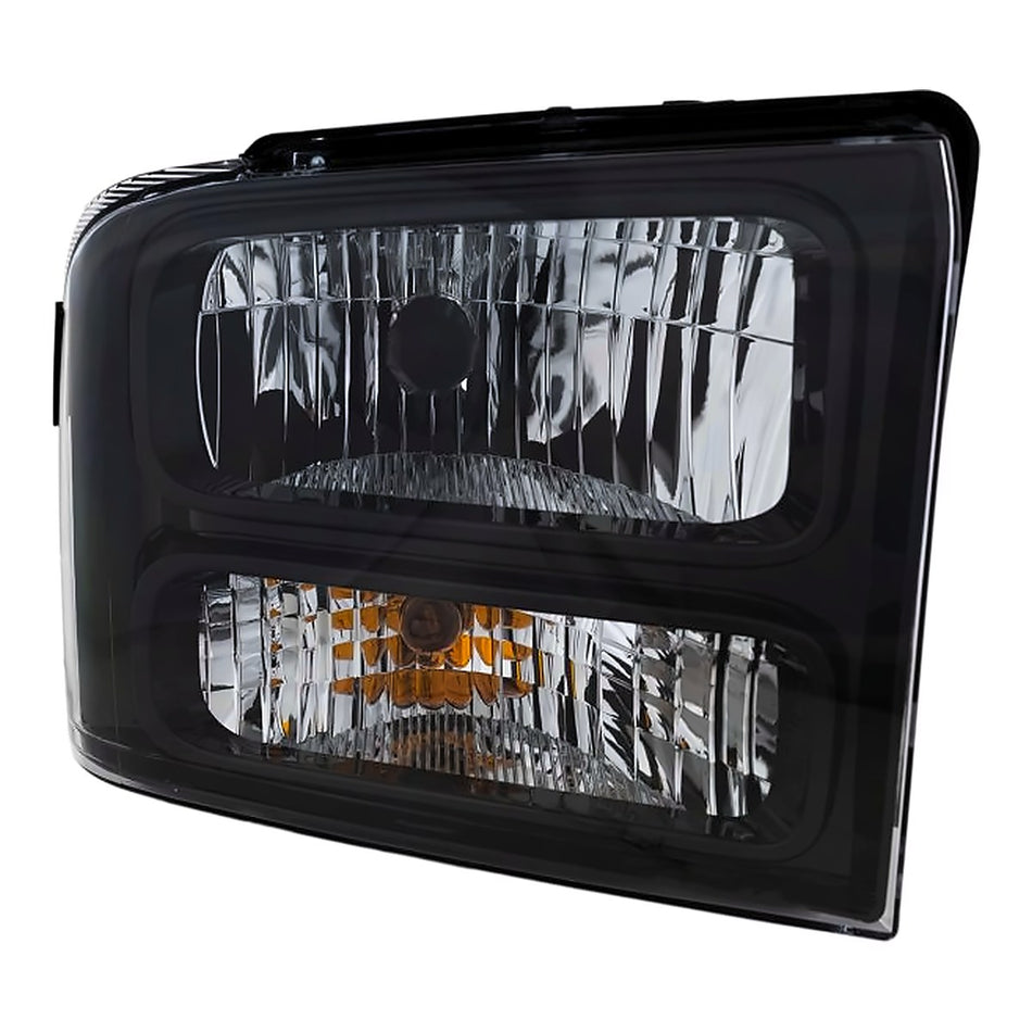 2005-2007 Ford F450 Headlight Passenger Side Black Bezel With Harley-Davidson Pkg – Side View (FO2503224)