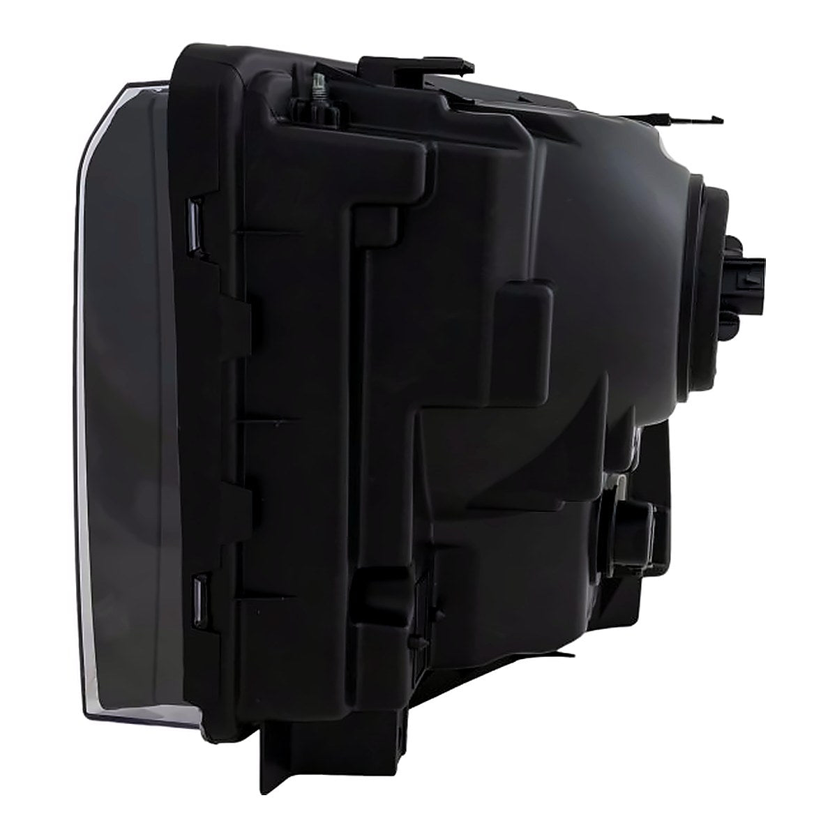2005-2007 Ford F450 Headlight Passenger Side Black Bezel With Harley-Davidson Pkg – Close-Up View (FO2503224)