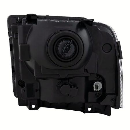 2005-2007 Ford F450 Headlight Passenger Side Black Bezel With Harley-Davidson Pkg – Back View (FO2503224)