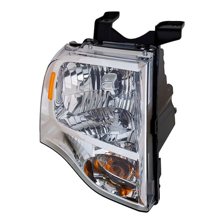 2007-2014 Ford Expedition Headlight Passenger Side Chrome Bezel – Angle View (FO2503226)