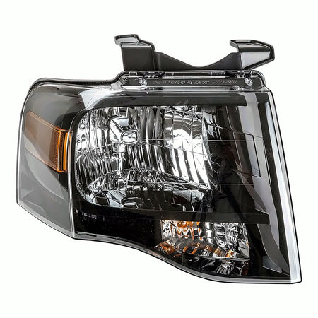 2007-2014 Ford Expedition Headlight Passenger Side Black Bezel – Front View (FO2503227)