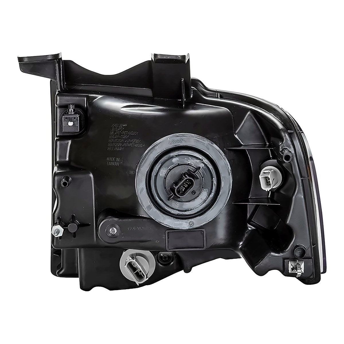 2007-2014 Ford Expedition Headlight Passenger Side Black Bezel – Back View (FO2503227)