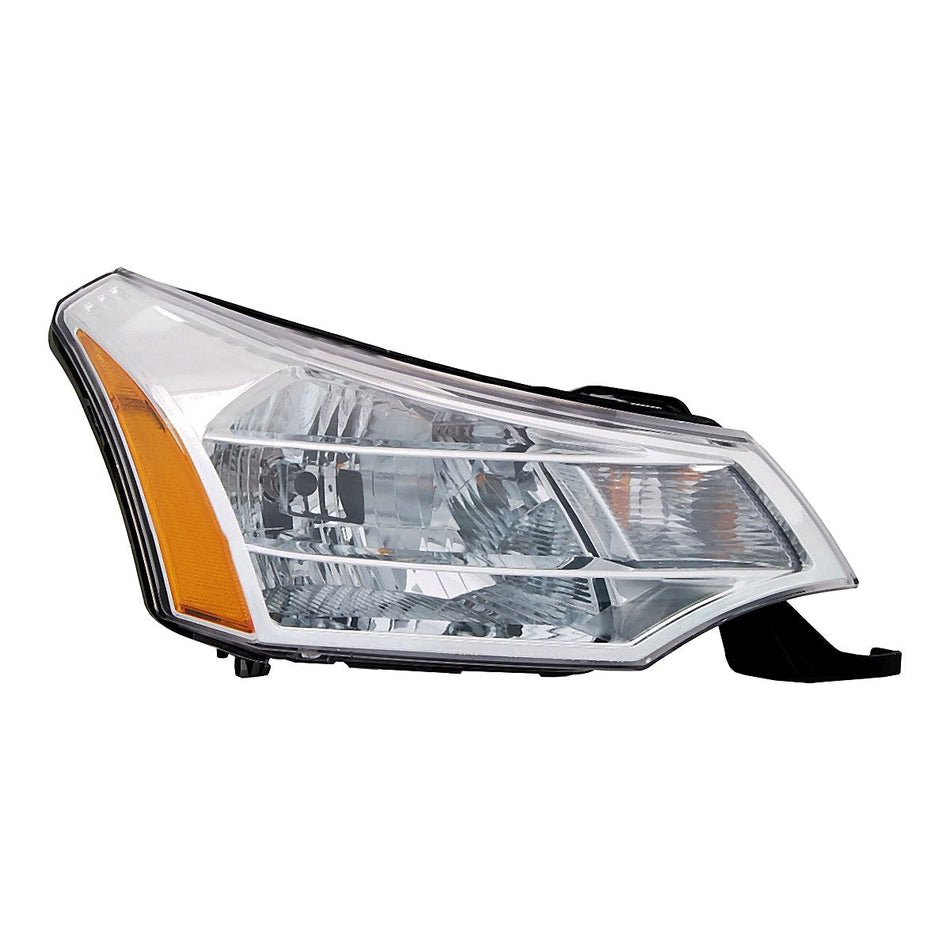 2008-2011 Ford Focus Headlight Passenger Side (Bright Chrome Trim) Exclude 101 Sdn Ses Model – FO2503244
