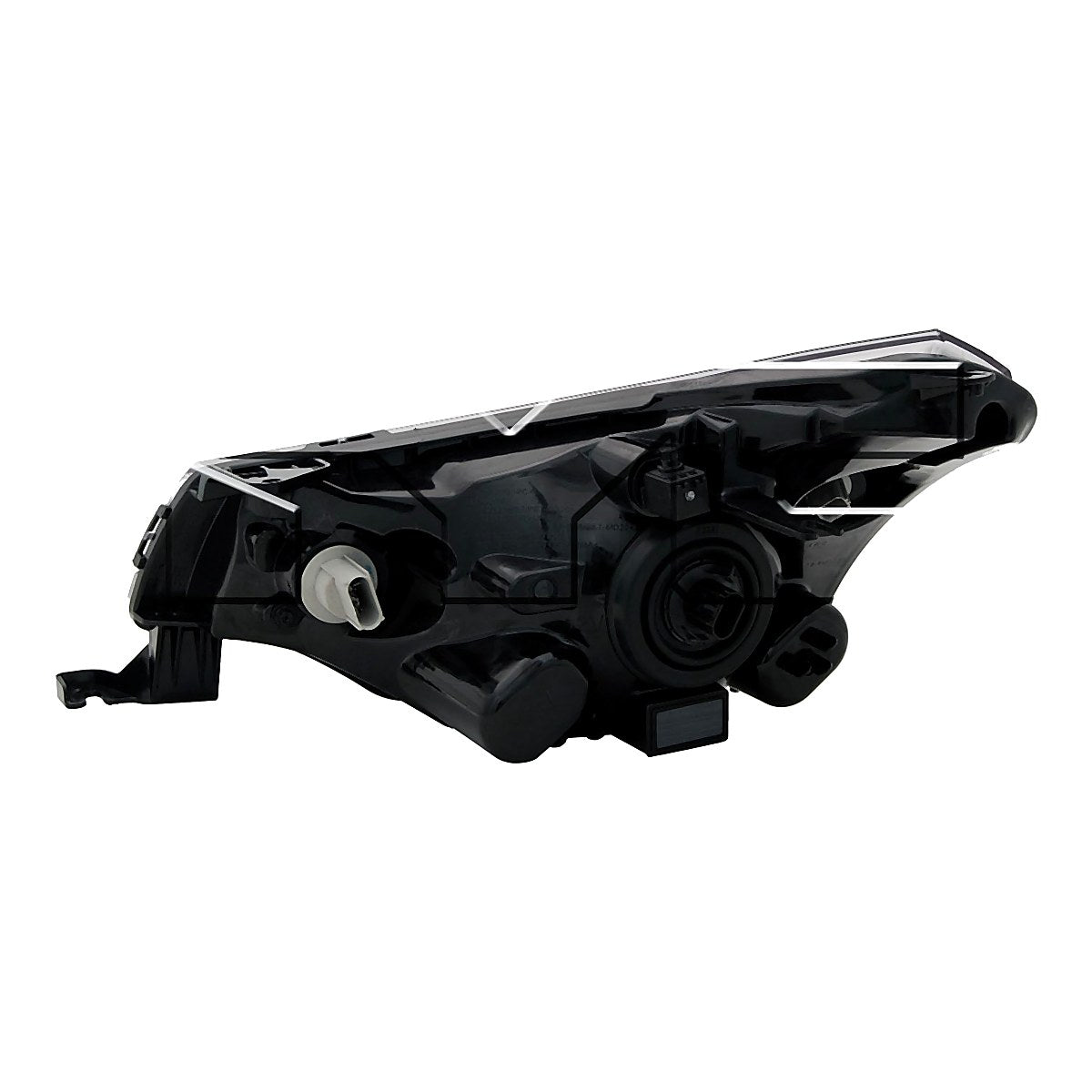 2008-2011 Ford Focus Headlight Passenger Side (Bright Chrome Trim) Exclude 101 Sdn Ses Model – FO2503244-2