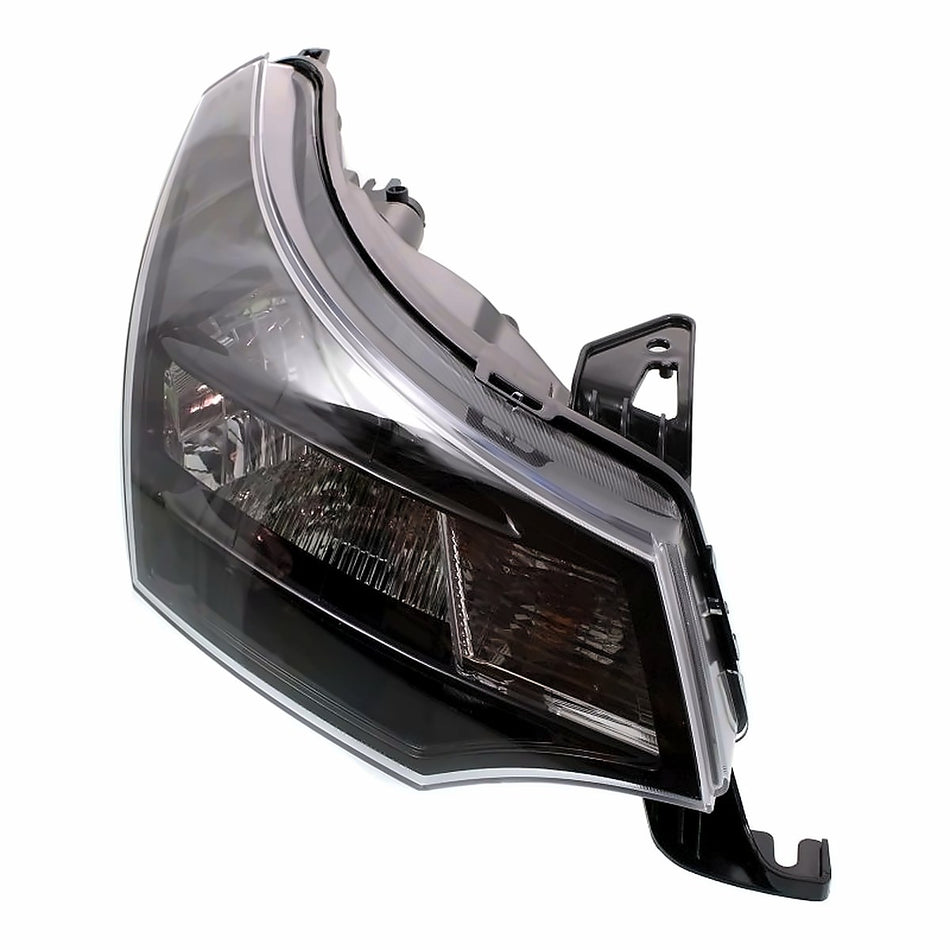 2009-2011 Ford Focus Headlight Passenger Side Black/Chrome Trim Cpe 09-10/Sdn Ses 10-11 – Side View (FO2503269)