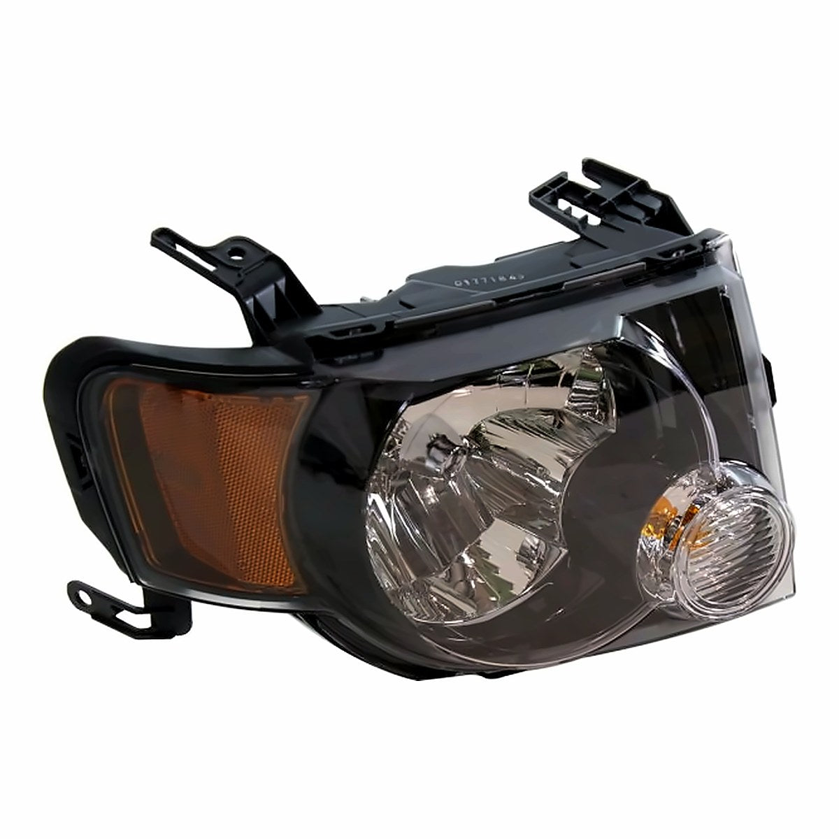 2009-2012 Ford Escape Headlight Passenger Side With Appearance Pkg With Dark Bezel – Angle View (FO2503278)