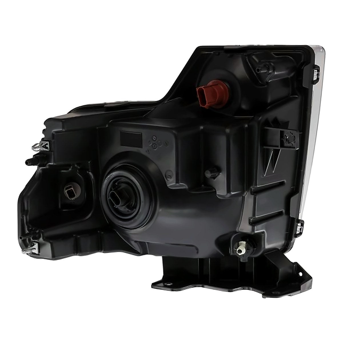 2009-2014 Ford F150 Headlight Passenger Side Except Harley Davidson Svt With Chrome Trim – Close-Up View (FO2503287)