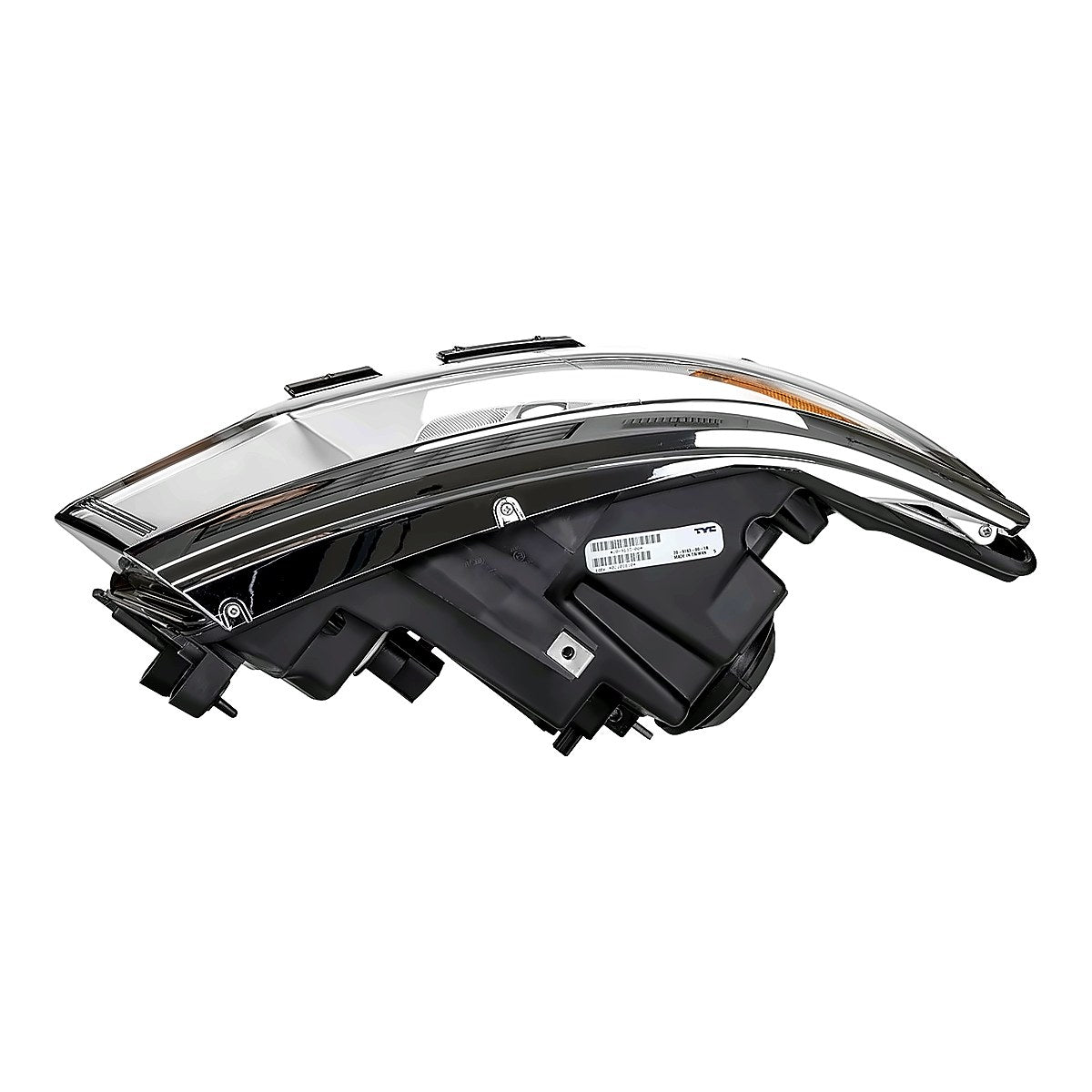 2011-2014 Ford Edge Headlight Passenger Side Halogen Without Sport Without Logo Chrome Bezel – Angle View (FO2503291)