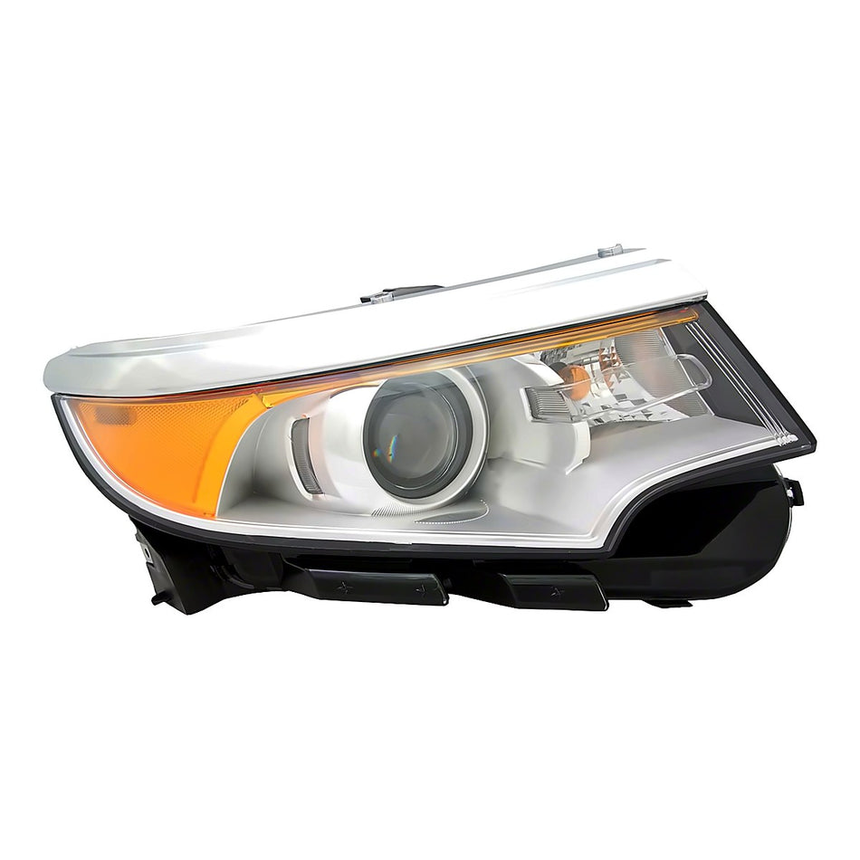 2011-2014 Ford Edge Headlight Passenger Side Halogen Sport/Sel Mdl – Front View (FO2503292)