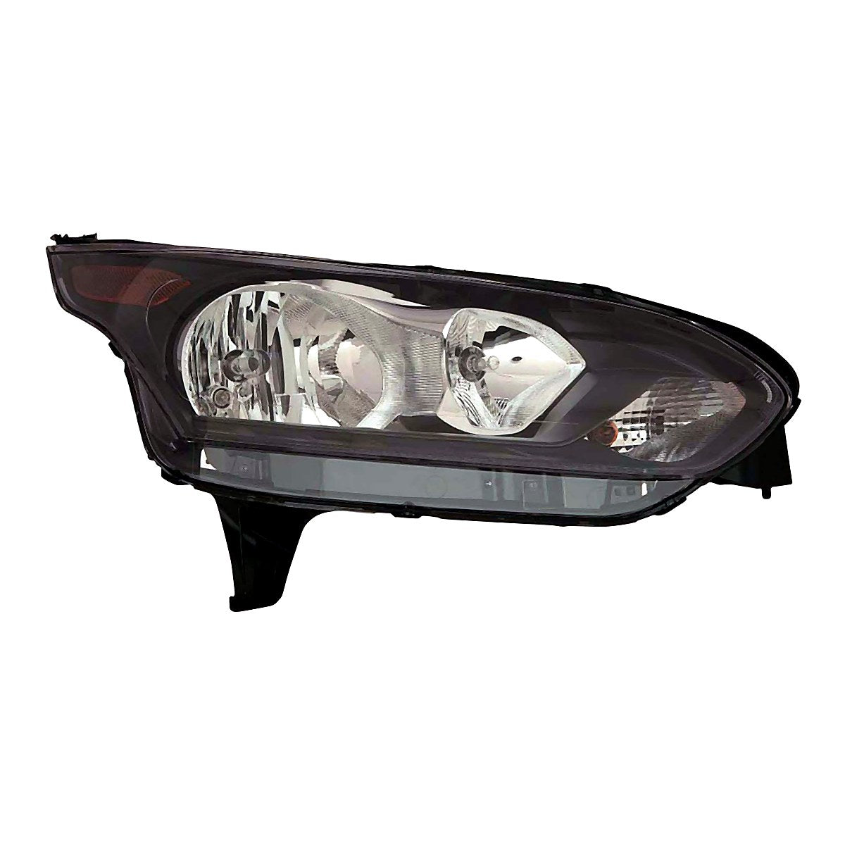 2014-2018 Ford Transit_Connect Headlight Passenger Side Halogen Black Bezel Van/Wgn Xl Model Without Adaptive Lamps – FO2503327