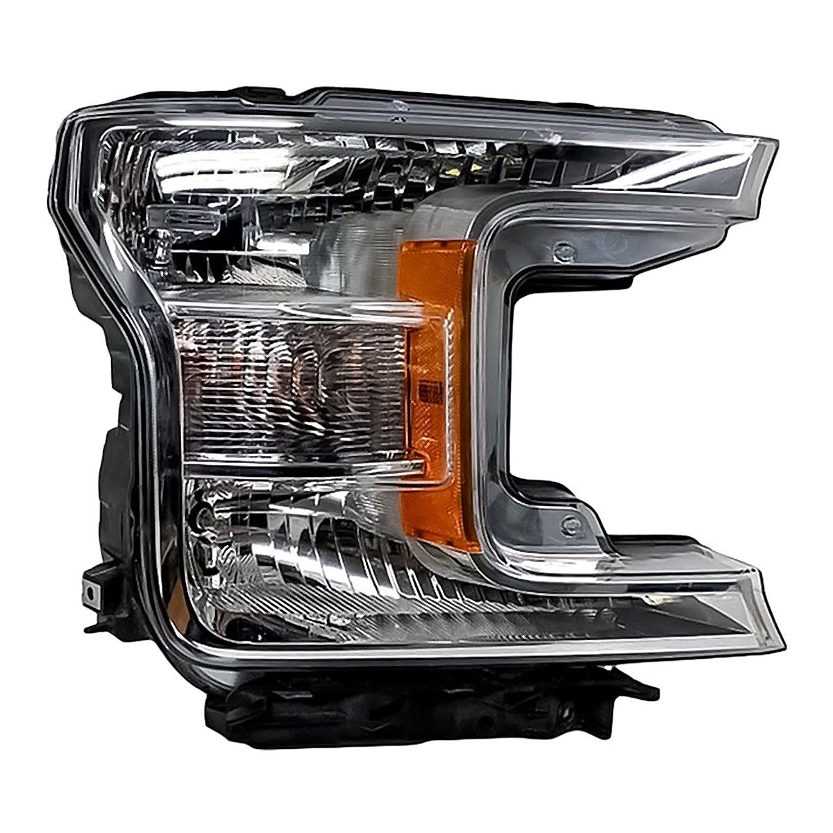 2018-2020 Ford F150 Headlight Passenger Side Halogen With Chrome Housing For Base Models Frontom 12/17 – FO2503372