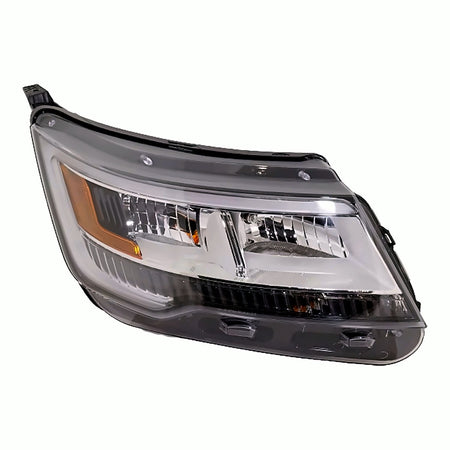 2018-2019 Ford Explorer Headlight Passenger Side Black Housing – Side View (FO2503389)